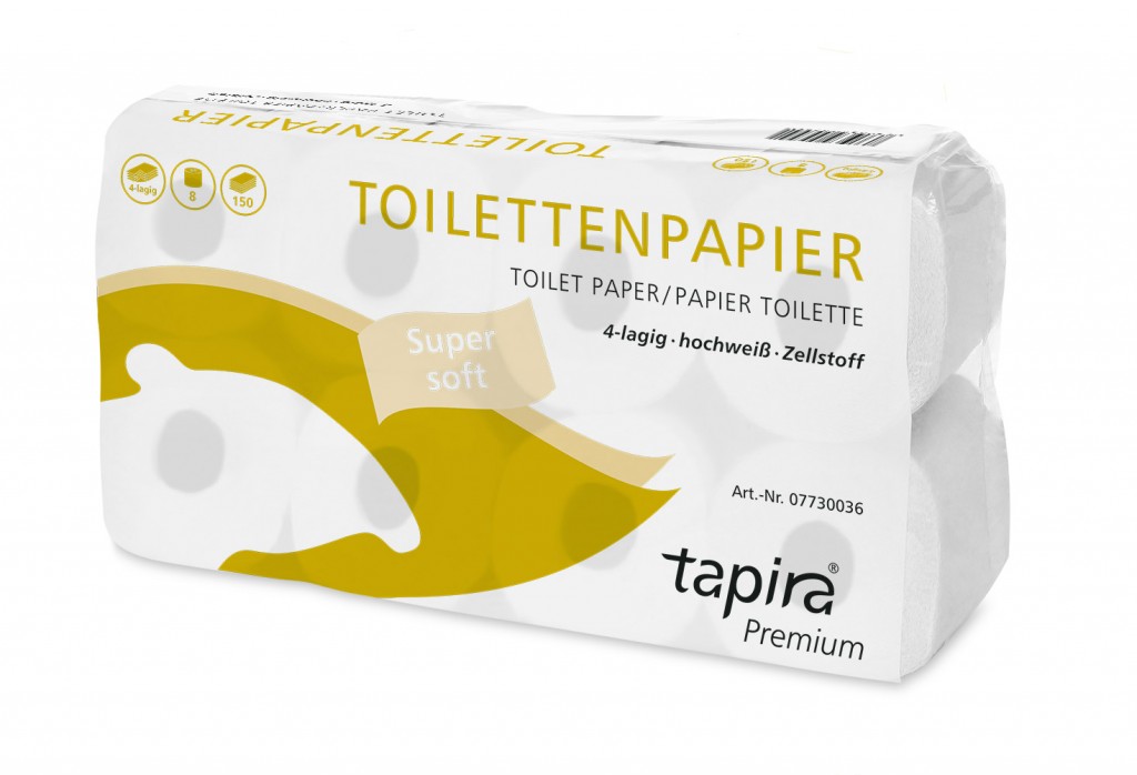 TAPIRA Premium Toilettenpapier 4-lagig
